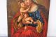 Ölgemälde,  Maria Mit Jesuskind Sakrales Thronende Maria Mit Christuskin Gemälde vor 1700 Bild 2