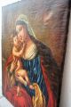 Ölgemälde,  Maria Mit Jesuskind Sakrales Thronende Maria Mit Christuskin Gemälde vor 1700 Bild 8
