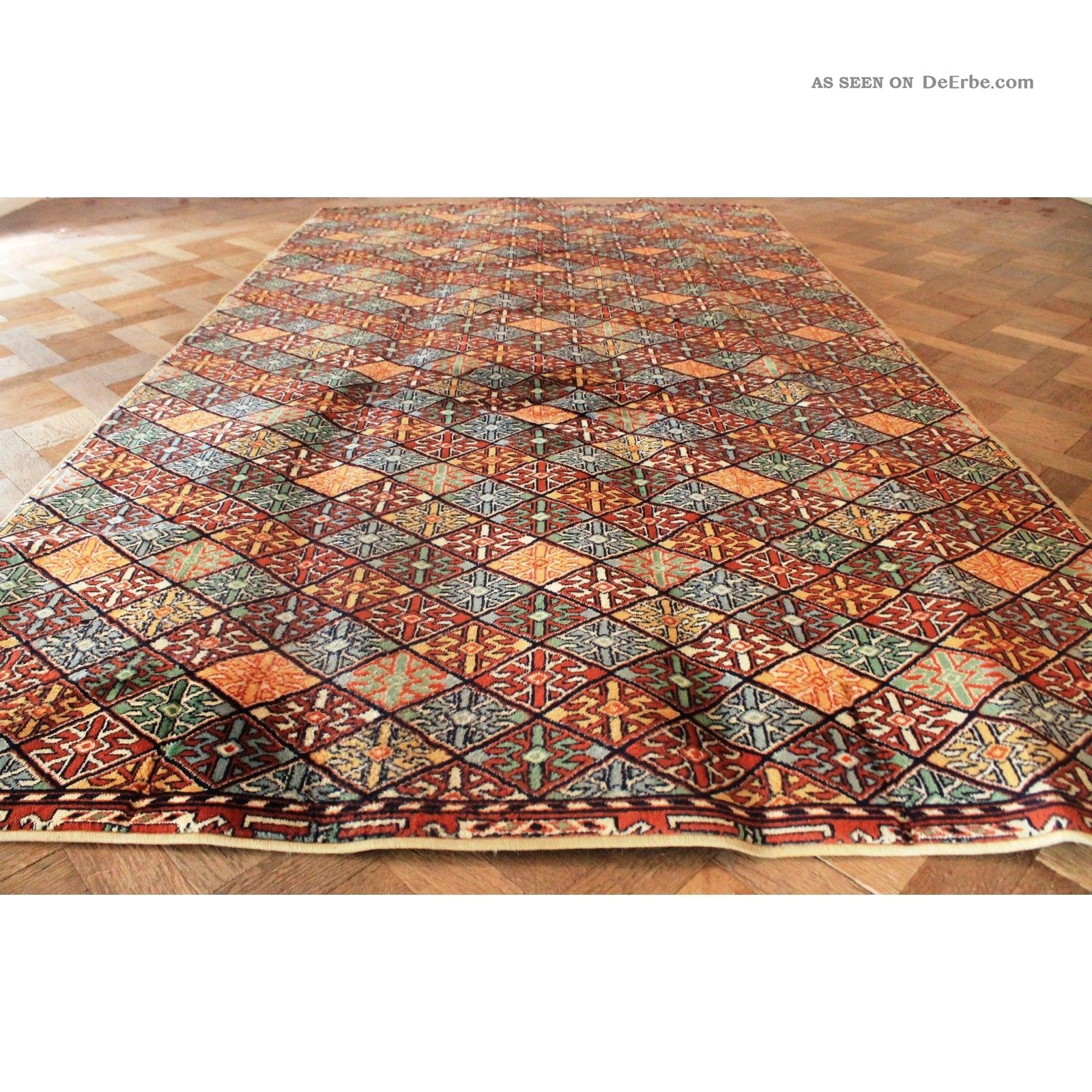 Gewebter Orient Teppich Kum Felder Nain Design Tappeto Tapis Rug Carpet 320x185 Teppiche & Flachgewebe Bild