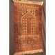 Alter Handgeknüpfter Orient Teppich Belutsch Art Deco Old Carpet Tapis 140x77cm Teppiche & Flachgewebe Bild 2