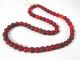 Alte Böhmische Glasperlen B1 Rot Old Bohemian Trade Beads Red Afrozip Afrika Bild 4