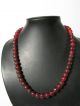 Alte Böhmische Glasperlen B1 Rot Old Bohemian Trade Beads Red Afrozip Afrika Bild 5