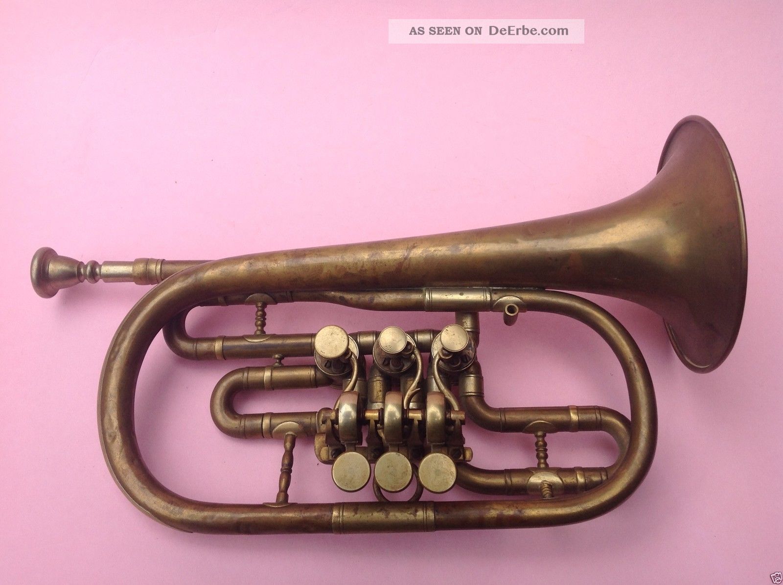 Blechblasinstument Kornett Cornett Flügelhorn Bügelhorn Signalhorn Trompete 1920 Blasinstrumente Bild