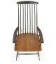 Schaukel - Stuhl Teak - Holz Tapiovaara Ära Midcentury Rocking Chair 1960-1969 Bild 3