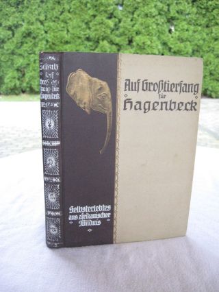Buch Auf Großtierfang Für Hagenbeck.  Chr.  Schulz.  1921 Safari Jagd Großwildjagd Bild