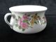 Portmeirion Porzellan - Topf Nachttopf Pflanzgefäss Mit Blumendekor / England Nach Form & Funktion Bild 1