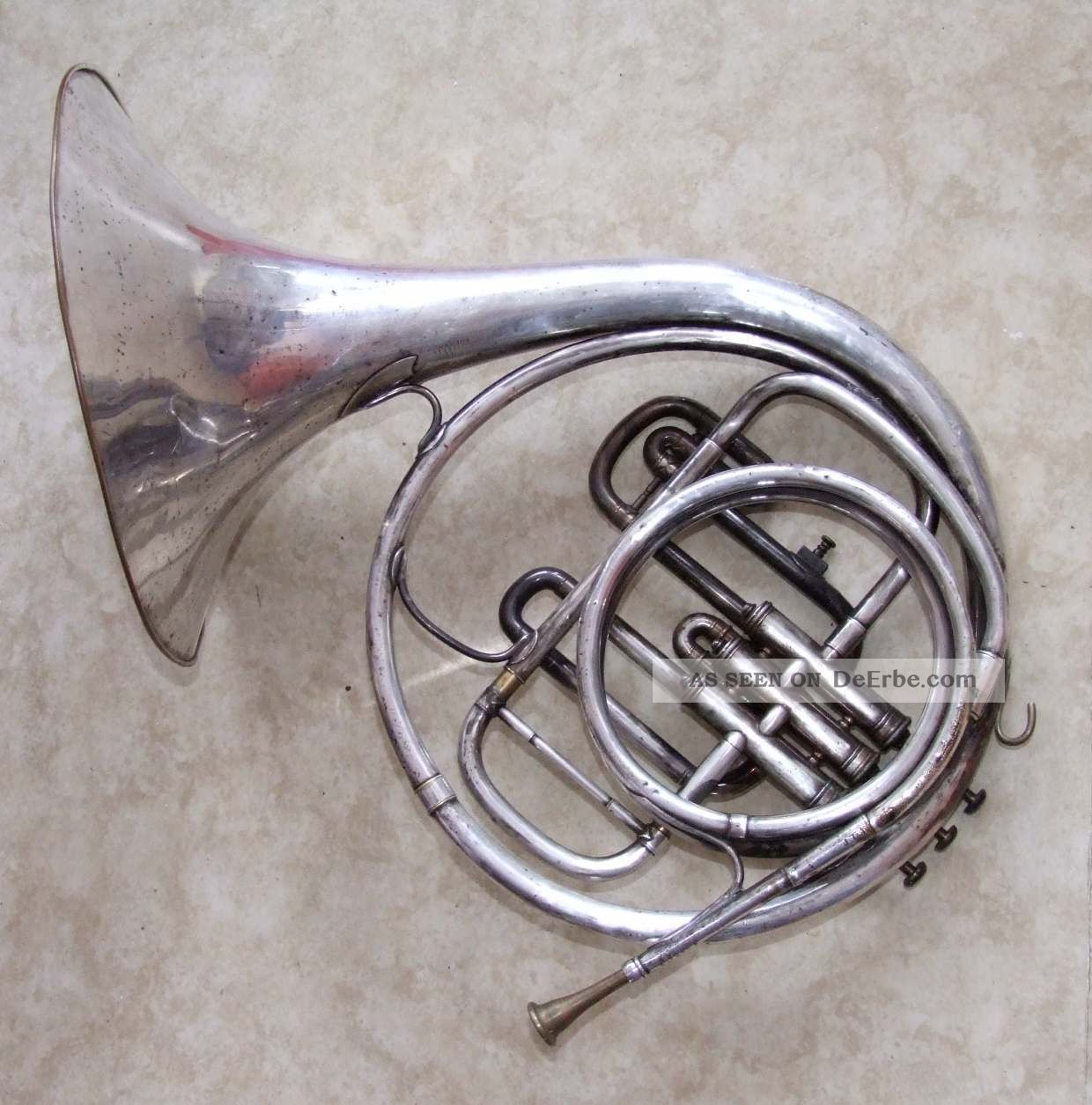 Altes Waldhorn Imperial Boosey & Hawkes London Horn Musik Instrument Blasinstrumente Bild