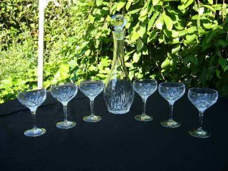 Likörschale Likörglas Glas Kristall geschliffen 60er Jahre Gläser 
