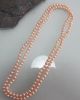 Perlenkette Zuchtperlen Süßwasser Endlos Apricot 120 Cm Lang (352) Ketten Bild 1