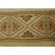 Weinlese Sari Border Antique Beige Gestickte Handwerk Indischen Trim Band Schnür Textilien & Weißwäsche Bild 2