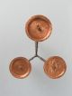 Brutalist Design Kerzenständer Copper Candelabra Candle Stick Candle Holder 60er 1960-1969 Bild 4