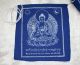 Gebetsfahnen Reihe 10x Je 22x23cm =230 Cm Länge Medizin Buddha Blau Tibet Nepal Entstehungszeit nach 1945 Bild 2