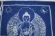 Gebetsfahnen Reihe 10x Je 22x23cm =230 Cm Länge Medizin Buddha Blau Tibet Nepal Entstehungszeit nach 1945 Bild 4