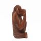 Affe Holz Figur Skulptur Stinkefinger Sitzend Deko Tier Monkey 30 Cm Groß Entstehungszeit nach 1945 Bild 2