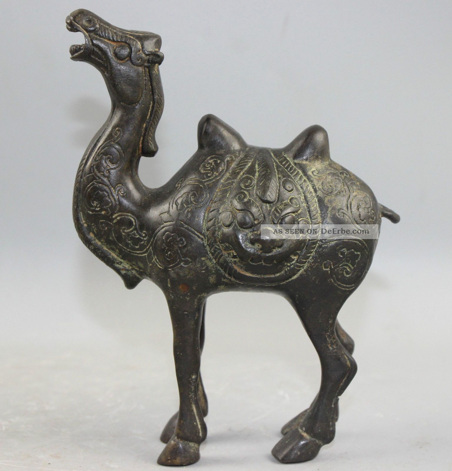 Chinese Bronze Carved Bronze Camel Statues Height 15.  2cm Entstehungszeit nach 1945 Bild