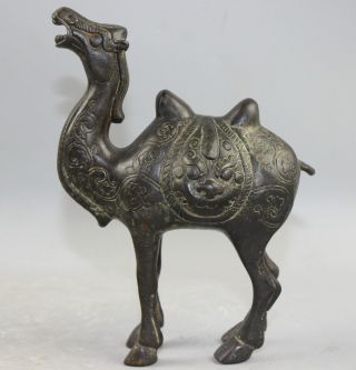 Chinese Bronze Carved Bronze Camel Statues Height 15.  2cm Bild