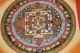 Signier Meisterwerk Kalachakra Mandala Tibet Nepal Thangka Tanka Handpainted A11 Entstehungszeit nach 1945 Bild 1
