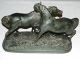 Sehr Alte Große U.  Schwere Pferde Skulptur Sig P.  J.  Mene 1900-1949 Bild 3