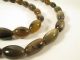 Strang Achatperlen Grey Agate Stone Beads African Trade B Afrozip Afrika Bild 1