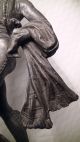 Eine (v.  Zwei) Alte Skulptur,  Figur,  40 Cm,  3 Kg,  Mann,  Tänzer,  Antik Vor 1900 Bild 9