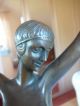 Art Deco - Bronze - Fayral - Veil Dancer - - 38 Cm Hoch - - Bronze Bild 7