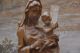 Holzfigur,  Madonna,  Maria Mit Kind,  Oberammergau,  68/55,  5 Cm Hoch Handgeschnitzt Holzarbeiten Bild 3