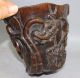 1000g Chinese Ox Horn Carved Ox Horn Bowl Height 12.  2cm Asiatika: China Bild 6