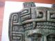 Wandbild Wand - Relief Maya - Azteken Gottheit Steinguss Jade - Optik ErbstÜck 60er J. Internationale Antiq. & Kunst Bild 2