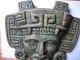 Wandbild Wand - Relief Maya - Azteken Gottheit Steinguss Jade - Optik ErbstÜck 60er J. Internationale Antiq. & Kunst Bild 3