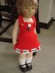 Puppenkleid - Trägerkleid - Häkelrock - Puppenkleidung - Passt Kruse Puppe 38 Cm Nostalgieware, nach 1970 Bild 1