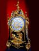 Rare Black Console Boulle Palace Clock C1855 Antike Originale vor 1950 Bild 6
