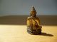Buddha Miniatur Messing Indien Um 1970 1 Entstehungszeit nach 1945 Bild 3