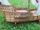 Großes Historisches Schiffsmodell Segelschiff Santa Maria Mantua Segelboot Maritime Dekoration Bild 8