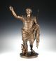 Große Bronze Skulptur Kaiser Augustus Gießerei Nelli Rom Um 1880 Fonderia Roma Vor 1900 Bild 1