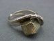 Schöner Alter Ring 925/ - Silber Pyrit Ca.  70er Jahre Signiert Ringe Bild 3