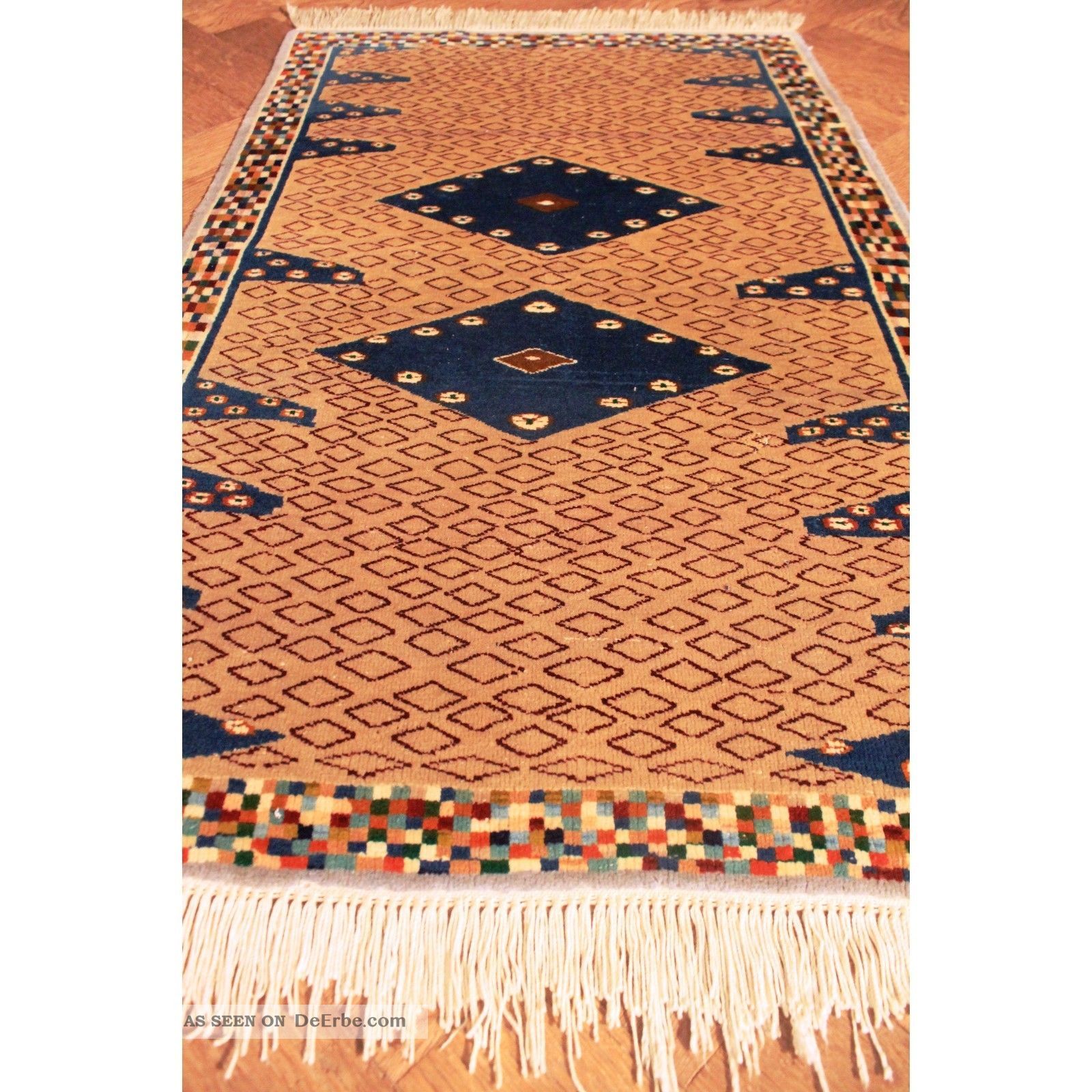 Sehr Feiner Handgeknüpfter Orient Teppich Lori Carpet Tappeto Luri Rug 110x67cm Teppiche & Flachgewebe Bild