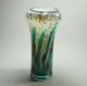 Glasvase Mit Murrine Nach Murano Art Mehrfach überfangen Sammlerglas Bild 1