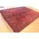 Alter Handgeknüpfter Orient Teppich Old Afghan Art Deco Old Rug Carpet 355x265cm Teppiche & Flachgewebe Bild 2