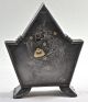 Dekorative Tischuhr,  Kaminuhr,  Im Zinngehäuse,  Analoges Uhrwerk,  H.  16 Cm. Bronze Bild 5