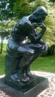 Der Denker 40cm Figur Bronze Mann Statue Repro Bronzeskultur Kunst Dekoration Bronze Bild 2