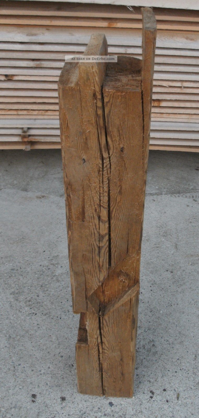 Alter Holzbalken,  Kieferholz - Balken,  Holzdekoration,  Altholz Original, vor 1960 gefertigt Bild