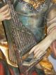 Sehr Große Heilige Cäcilie Mit Orgel Um 1900 - 83 Cm - Oberammergau Skulpturen & Kruzifixe Bild 10
