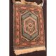 Grüner Feiner Handgeknüpft Orient Teppich Buchara Jomut Carpet Old Rug 65x47cm Teppiche & Flachgewebe Bild 1
