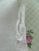 Antike Baumwoll - Batist Bluse Mit Spitze Blender Roséfarben Bitte Maße Beachten Kleidung Bild 3