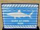 Shabby Metall - Schild Haifisch 40x30cm Retro Wellblech Surfen Ozean Meer Strand Maritime Dekoration Bild 2