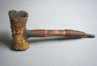 Rare Old Lega Pipe,  D.  R.  Congo - Alte Lega Tabak Pfeife,  D.  R.  Kongo Bild