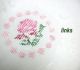 Herrliche Tischdecke Stickerei Rosen Handarbeit 95x95cm Weiß Damast Spitze Tischdecken Bild 4