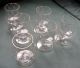 • 6 Kleine Cognac - Gläser • Ca.  50iger - 60iger Jahre • Glas & Kristall Bild 1