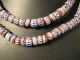 Alte Glasperlen Große Awale Chevron Old Venetian African Trade Beads Afrozip Afrika Bild 1