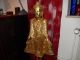 Tempelwächter Thailand Holz Figur Gold 100cm Buddha Entstehungszeit nach 1945 Bild 1